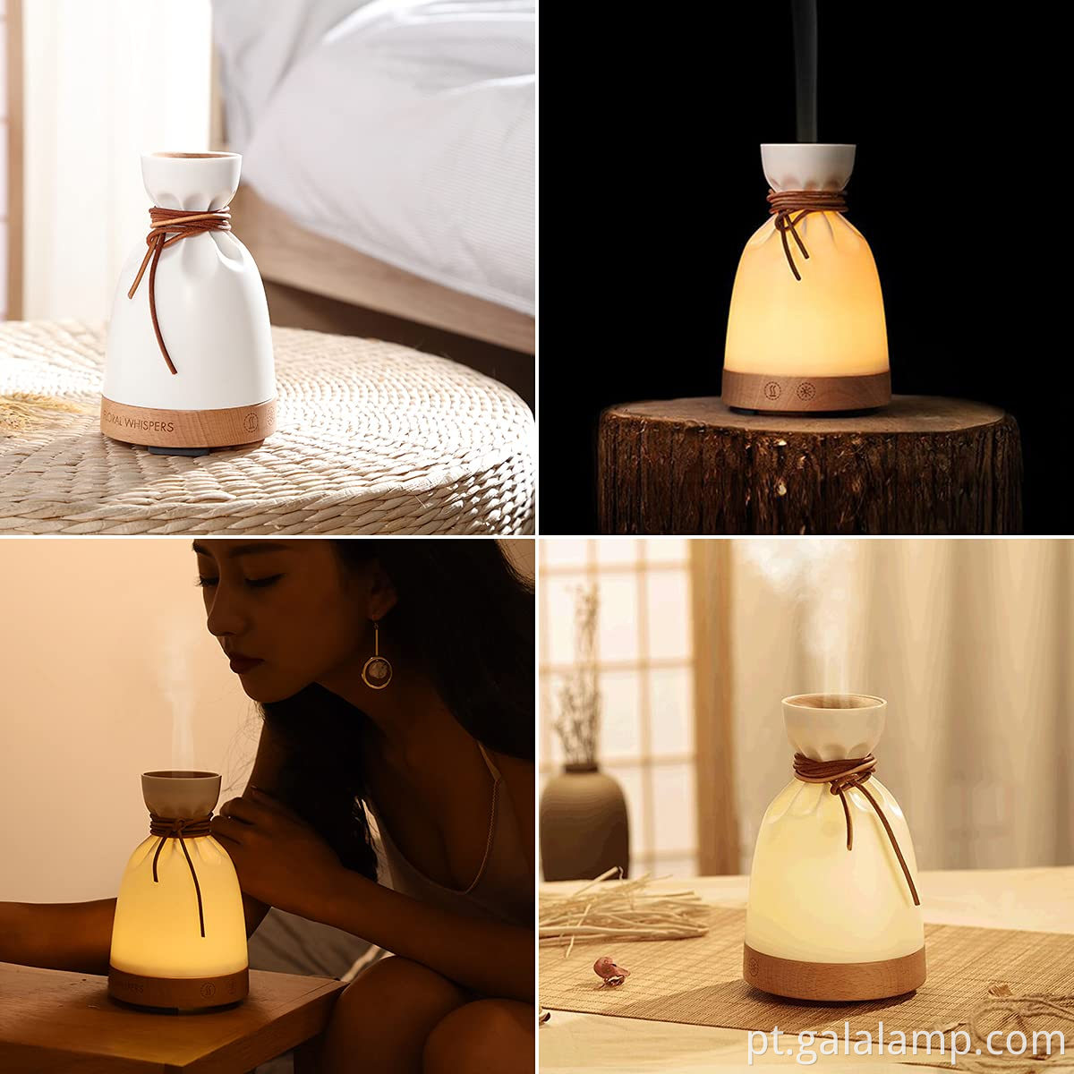 Fabric-Wrap Humidifier Night Light